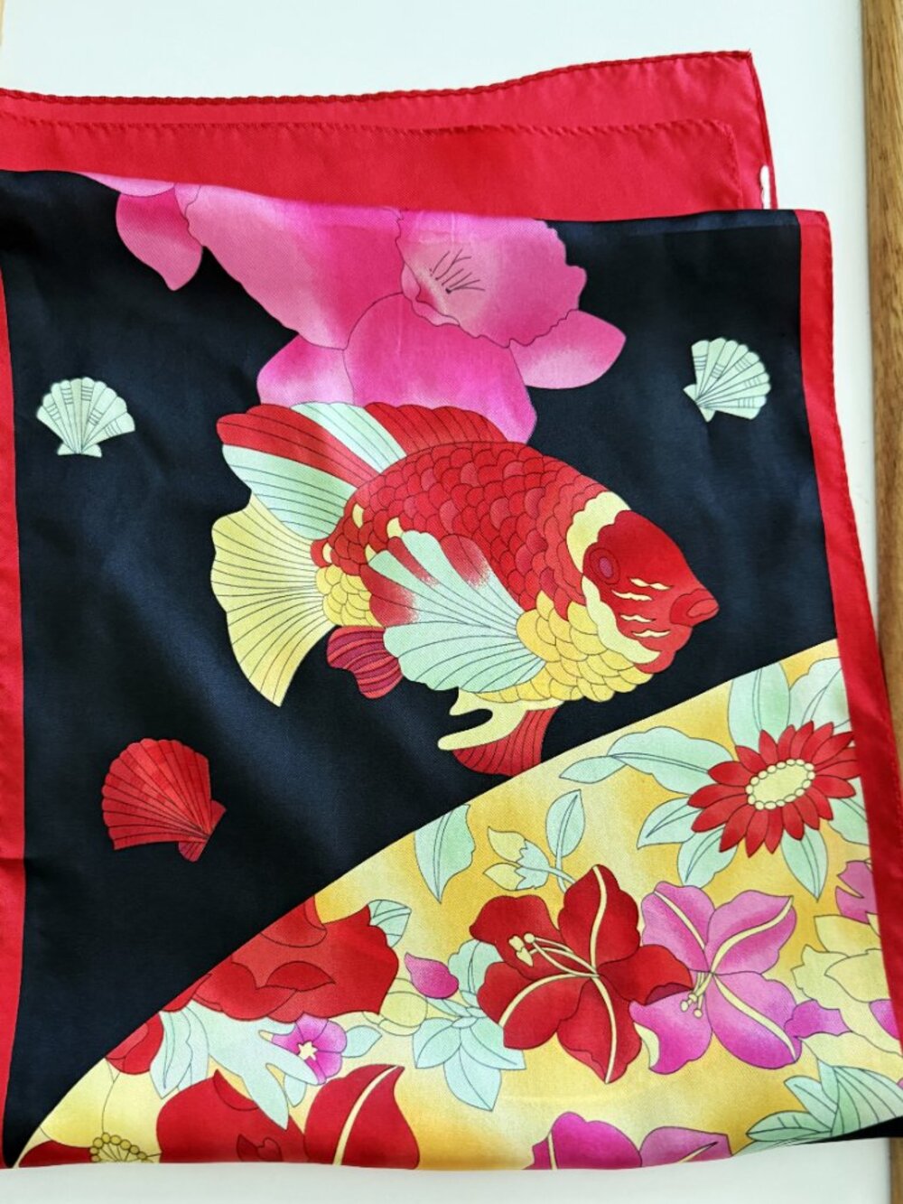 ADRIENNE LANDAU Studio Silk Scarf - Picture 7 of 8